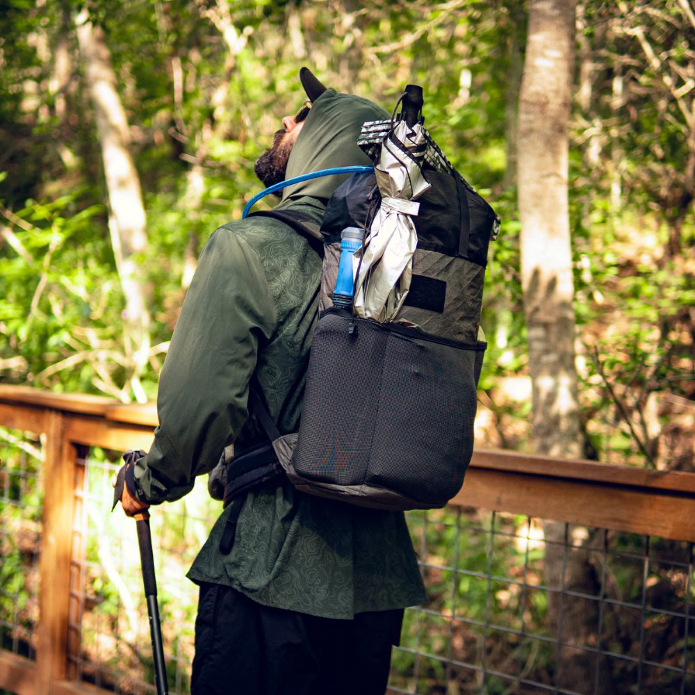 Hiker backpacks with packrat UL set-up