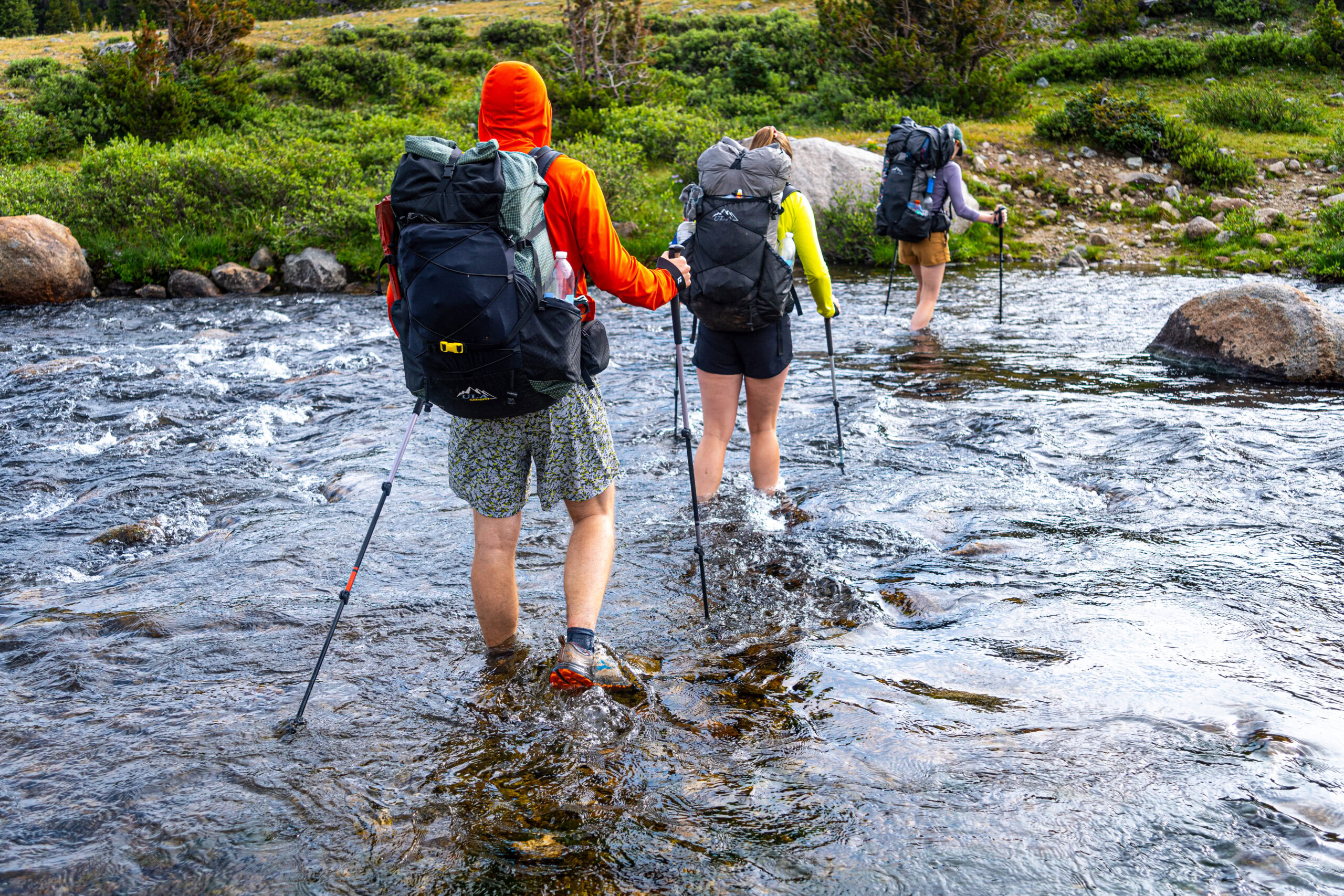 Robic Circuit SV fully loaded on backpacker