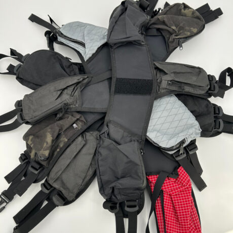 Pile of lightly used demo hipbelts